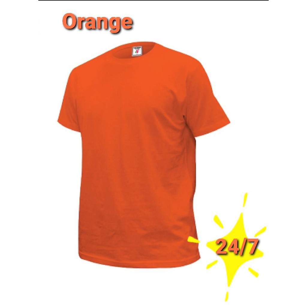 Orange t shirt discount malaysia