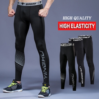 Big Size Men's Compression Running Pants Sportswear Fitness Gym Trousers  S-7XL