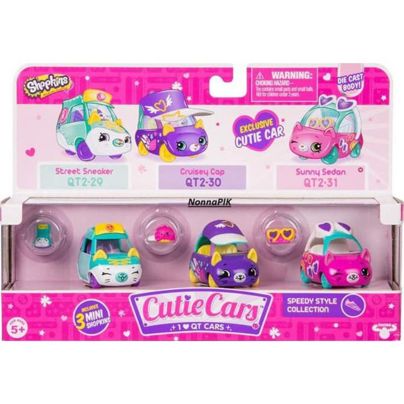 Shopkins Cutie Cars packs collection diecast cute car original