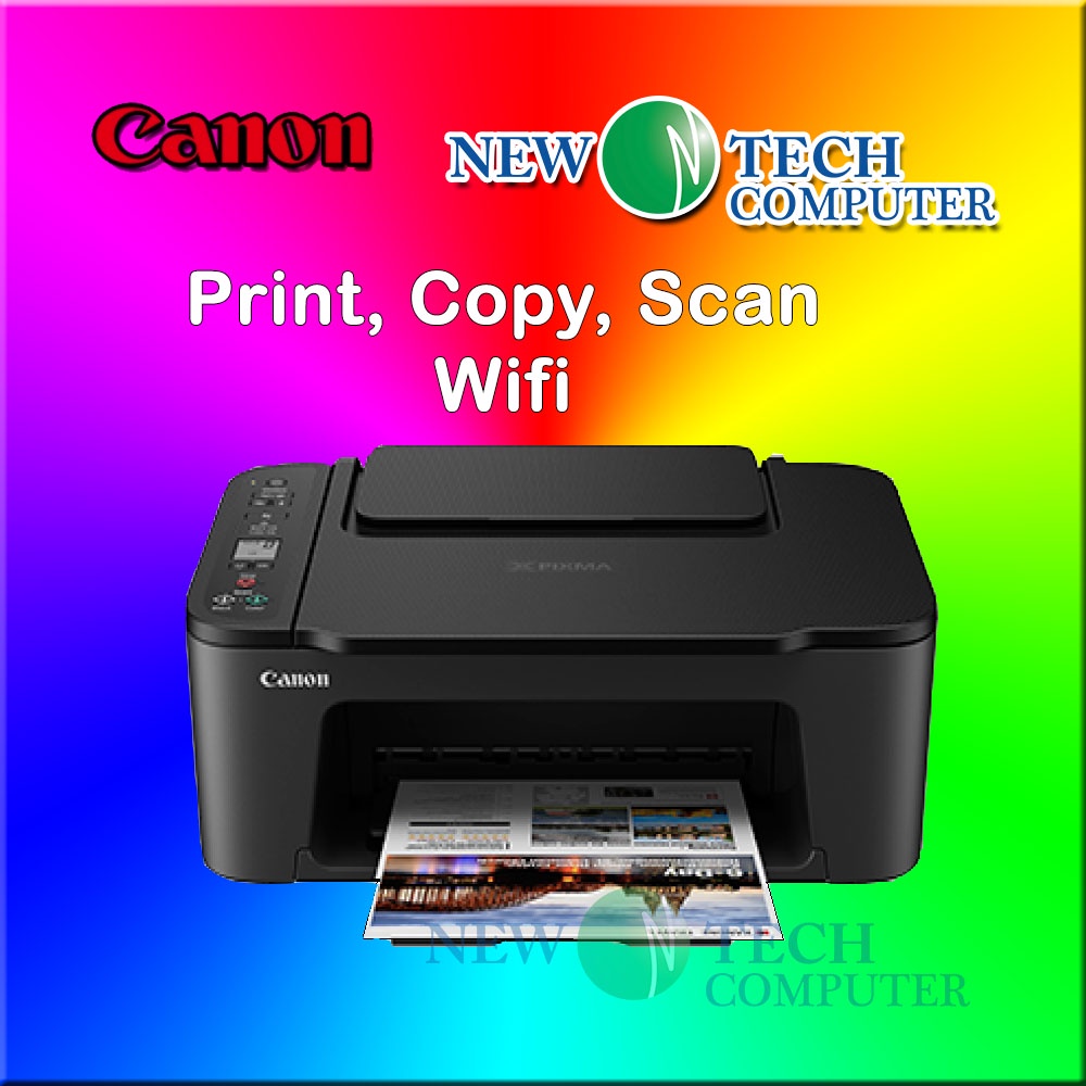 CANON TS3470 ALL IN ONE WIRELESS PRINTER AirPrint WITH LCD (WIFI
