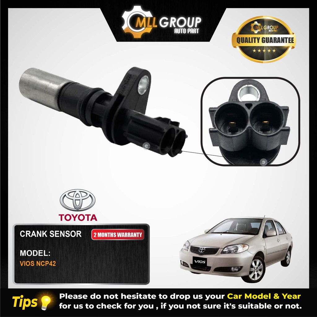 (MLL) TOYOTA VIOS NCP42 CRANK SENSOR Shopee Malaysia
