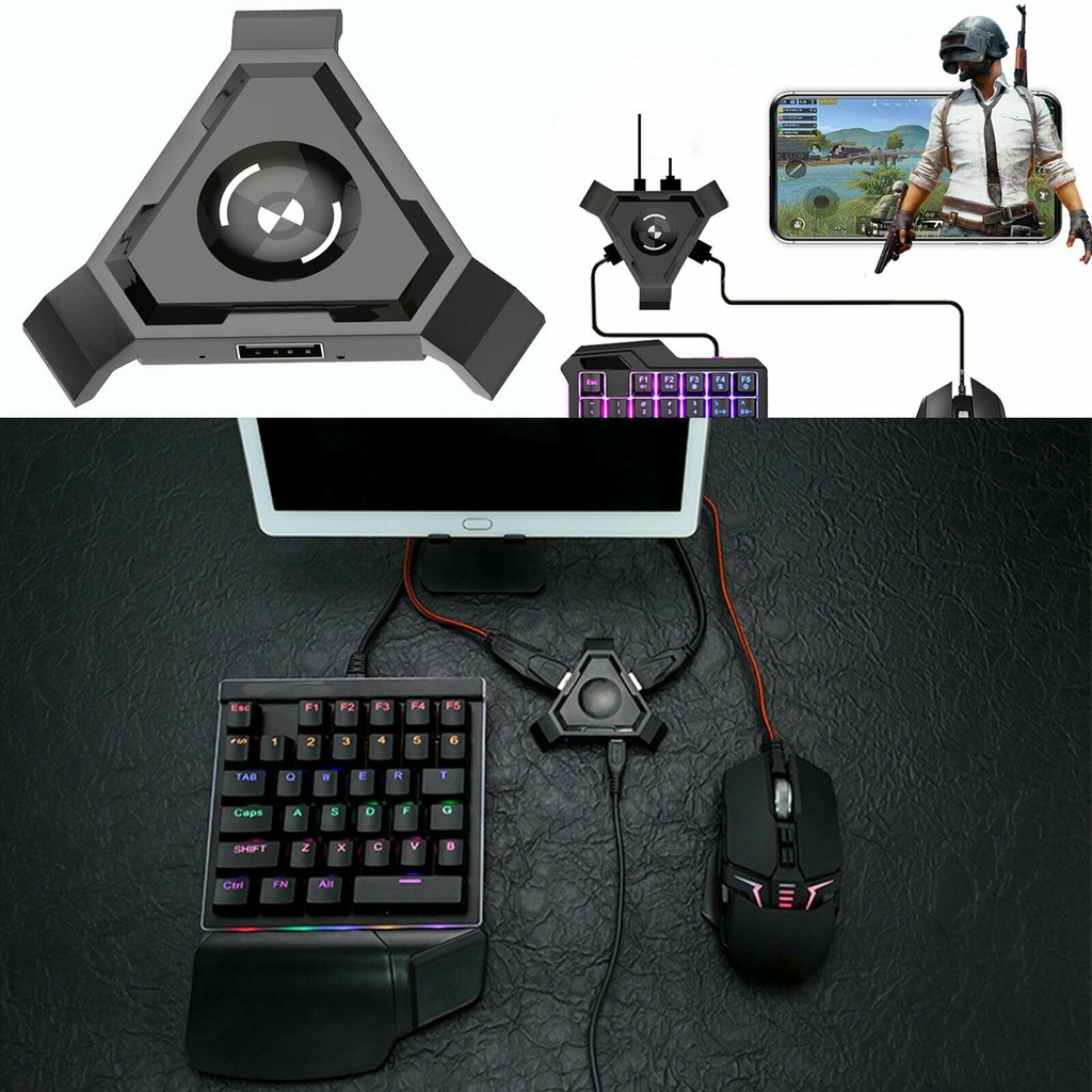 20% PUBG Mobile Game Controller Gaming Keyboard Mouse Converter 3pc Set For  Android Ios Phone IPad Bluetooth 4.1 Adapter | Shopee Malaysia