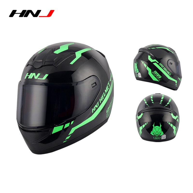 HNJ [Fast Delivery] Helmet Full Face MotorMurah Malaysia