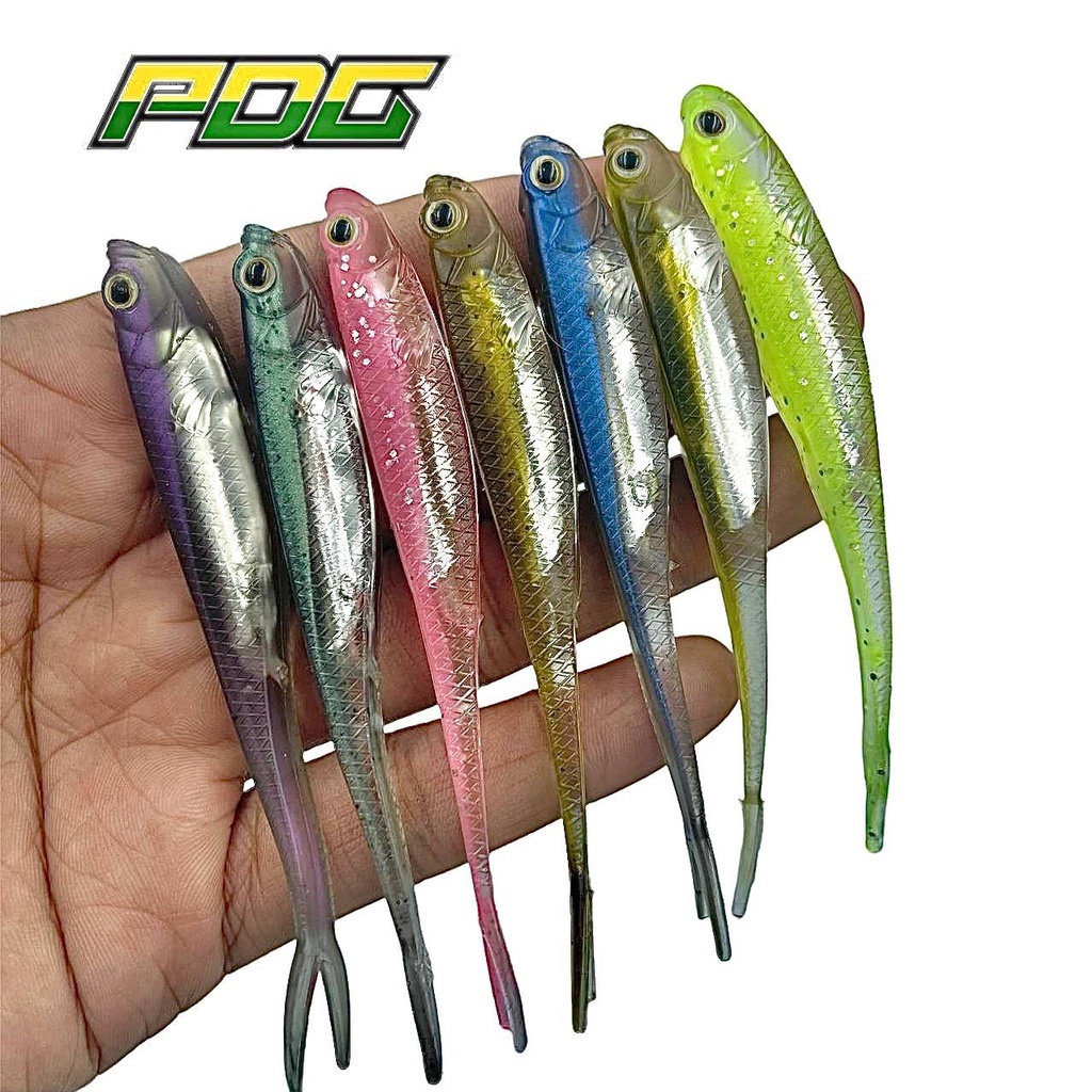 Soft Bait Soft Plastic Paddle Tail Soft plastik Umpan Siakap Haruan Clone  Zman Gewang Lure Fishing Softplastic Swimbait