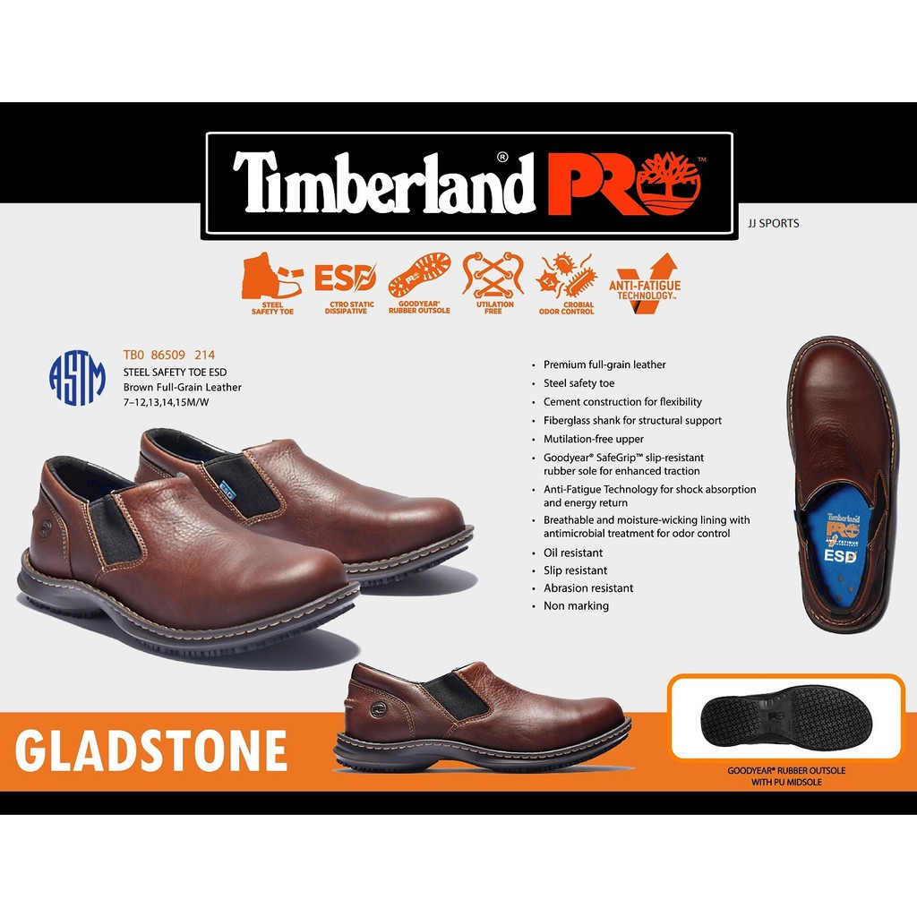 Timberland pro best sale gladstone slip on