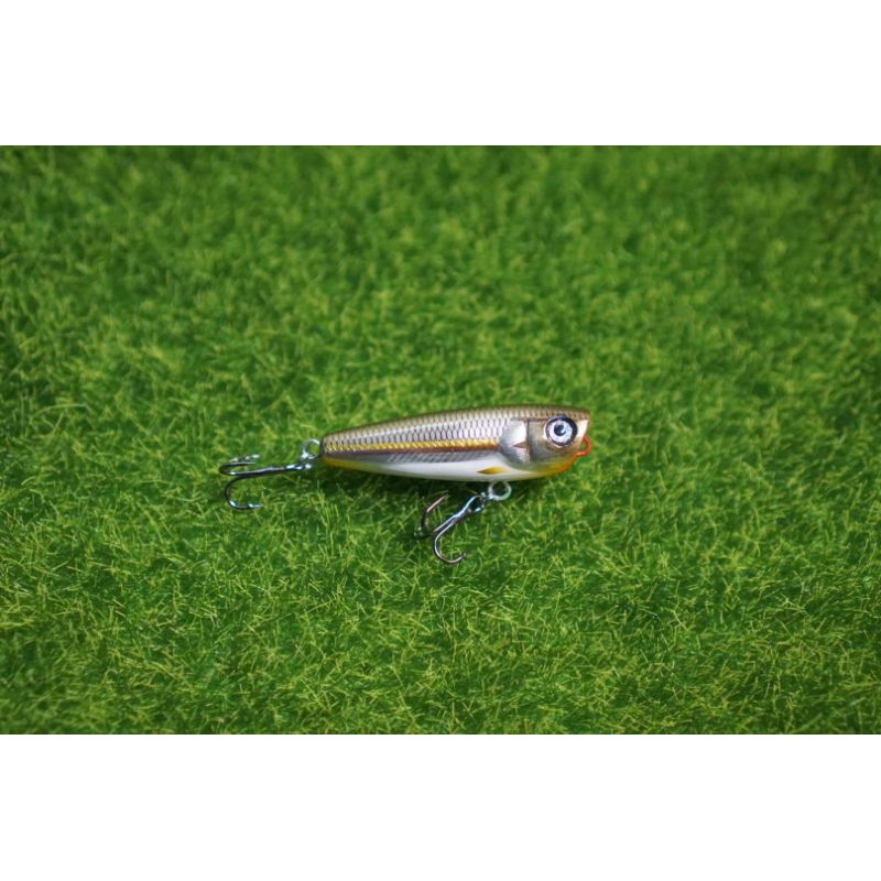 HALCO ROOSTA POPPER 45 (4GSM) POPPER FISHING LURE H51 Chrome Gold