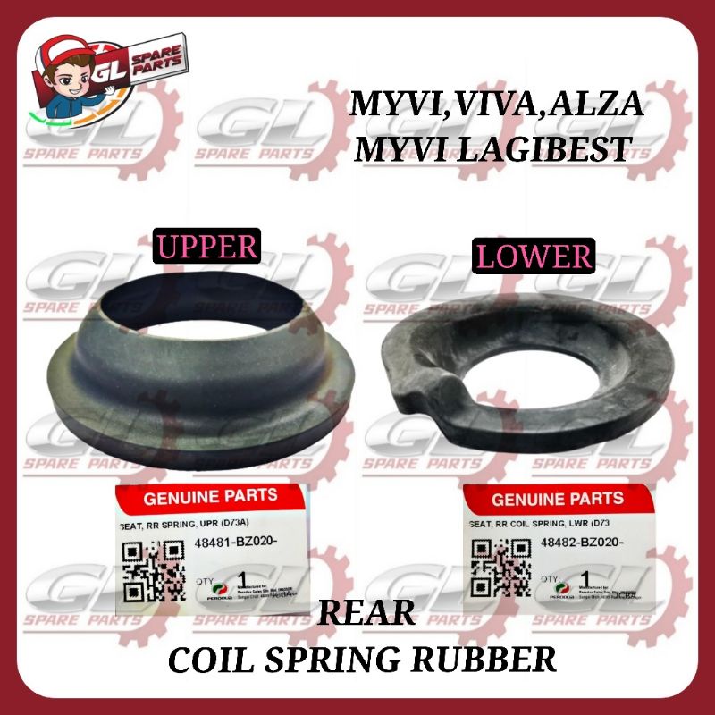COIL SPRING RUBBER(ORIGINAL)(REAR)PERODUA MYVI VIVA ALZA MYVI LAGIBEST