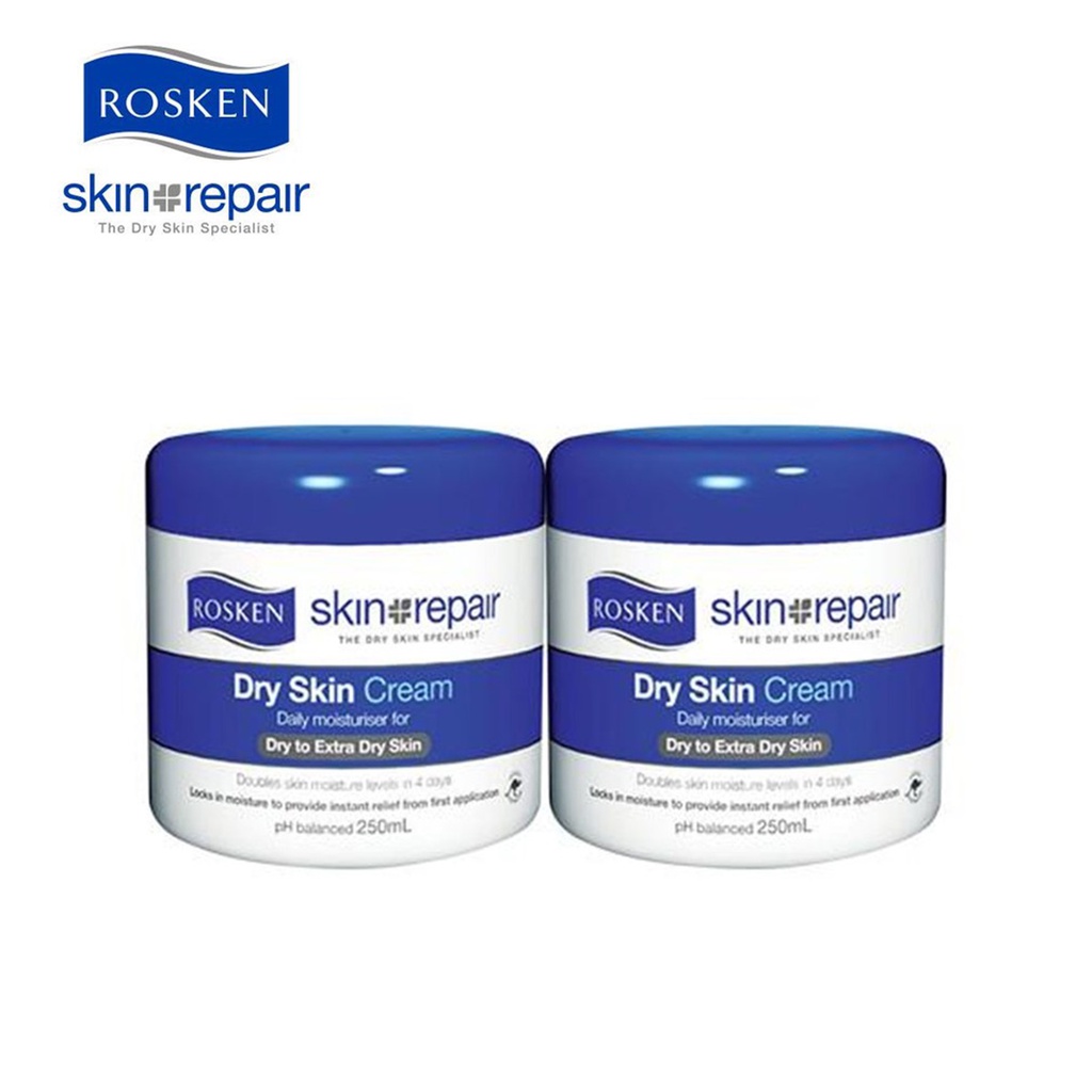 Rosken Skin Repair Dry Skin Cream (250ml x 2) | Shopee Malaysia