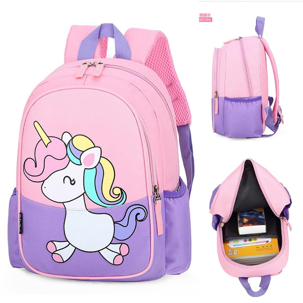 2021 kids Little Unicorn Kindergarten School Bag 1-3y Cutie Girls ...