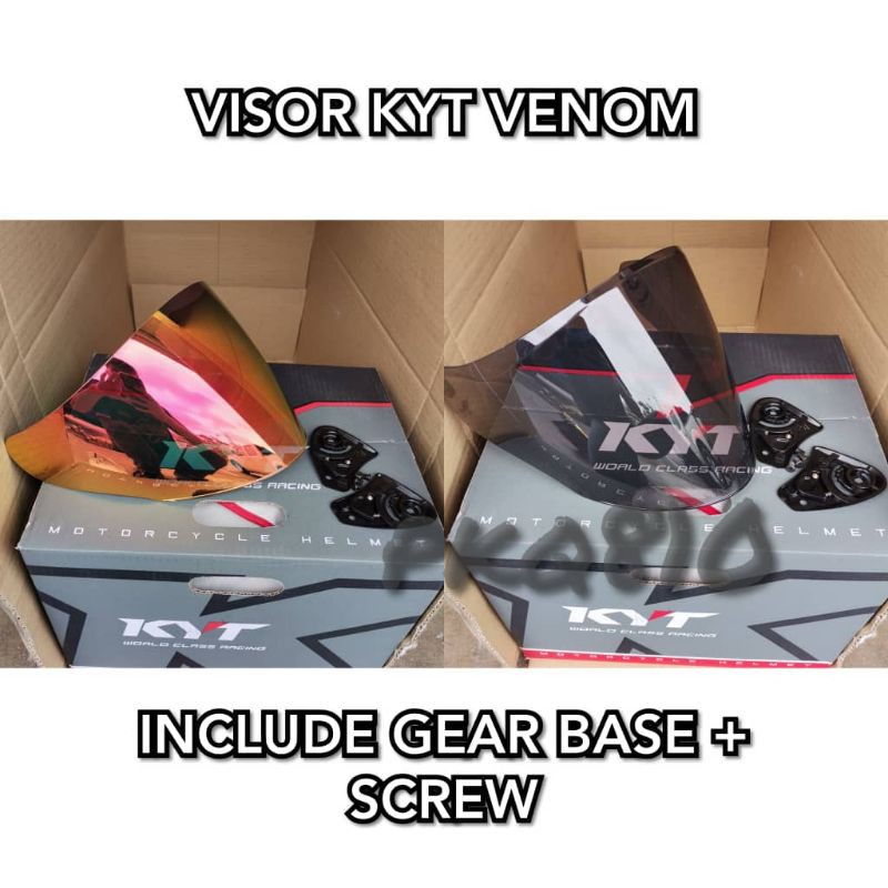 READY STOCK JOHOR !!! VISOR VENOM HELLCAT DJ MARU KYT FRONTLINER LIGHT