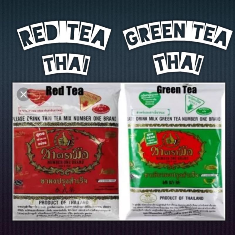 Red Tea Thai Green Tea Thai Teh Merah Teh Hijau Original Thai Ready