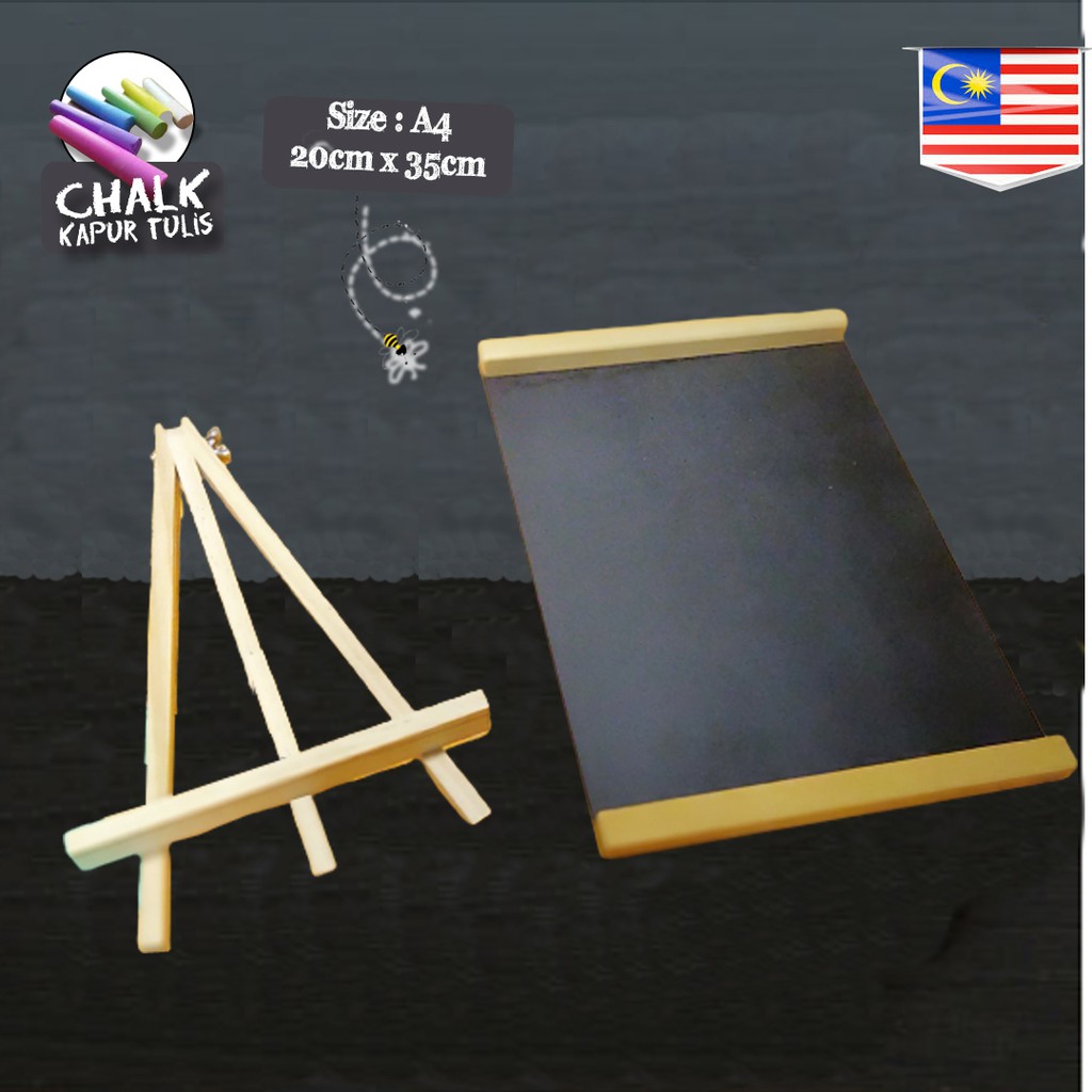 A4 35cm 20cm Korean Table Menu New Version Board Wood ChalkBoard