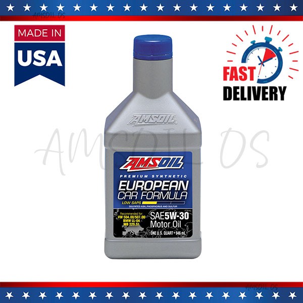 AMSOIL EUROPEAN CAR FORMULA 5W-30 IMPROVED ESP SYNTHETIC MOTOR OIL (LOW ...