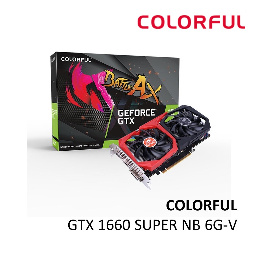 Colorful GeForce GTX 1660 super NB 6G-V graphic card | Shopee Malaysia