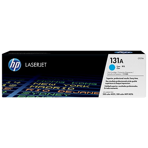 HP 131A Cyan Original LaserJet Toner Cartridge, 1 in distributor