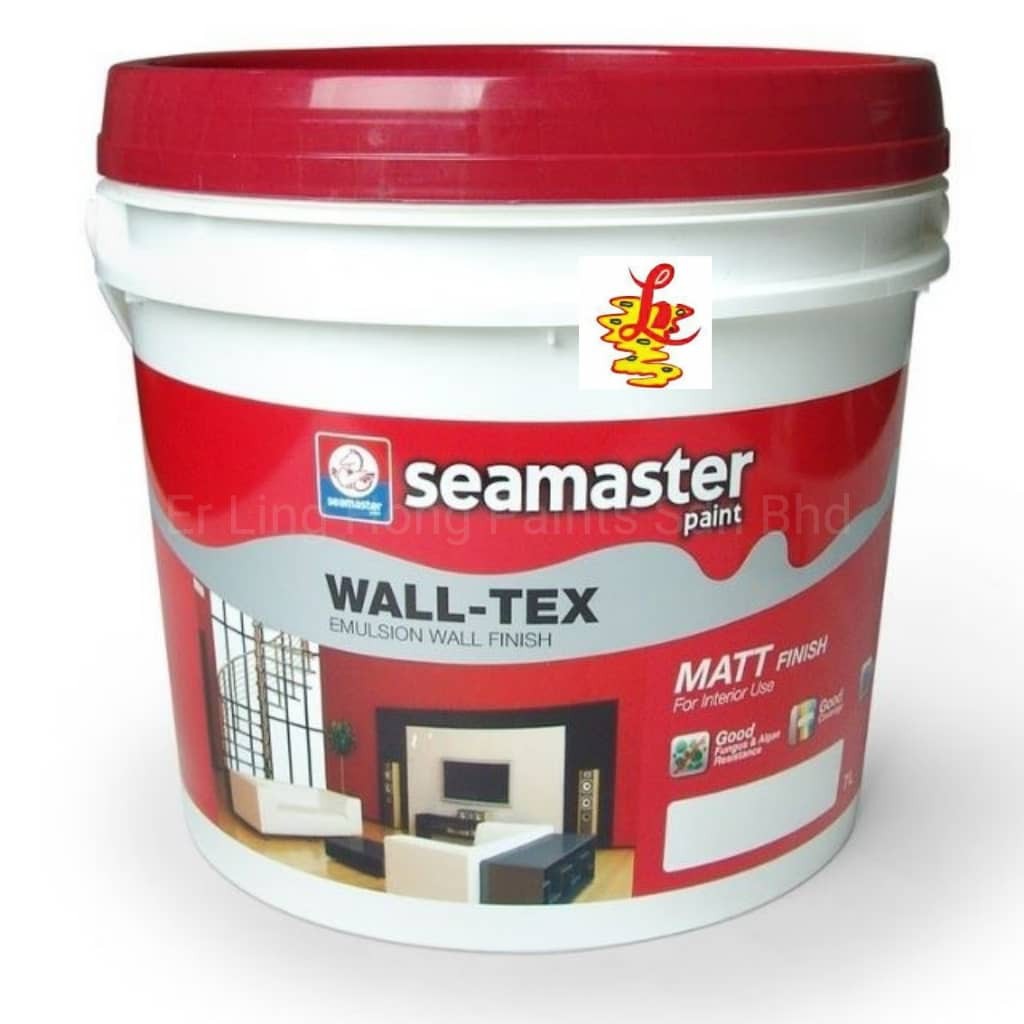 7L Seamaster Wall-tex Emulsion Paint Part 1 | Shopee Malaysia