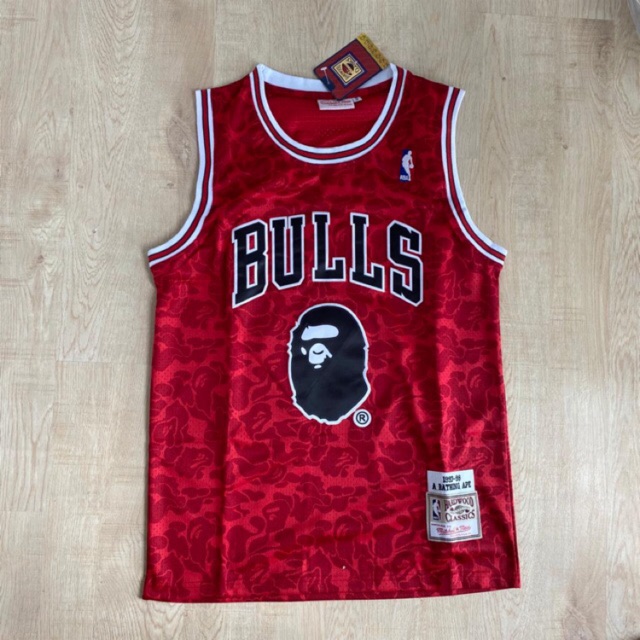 NBA Jersey - BAPE Bulls 93 | Shopee Malaysia
