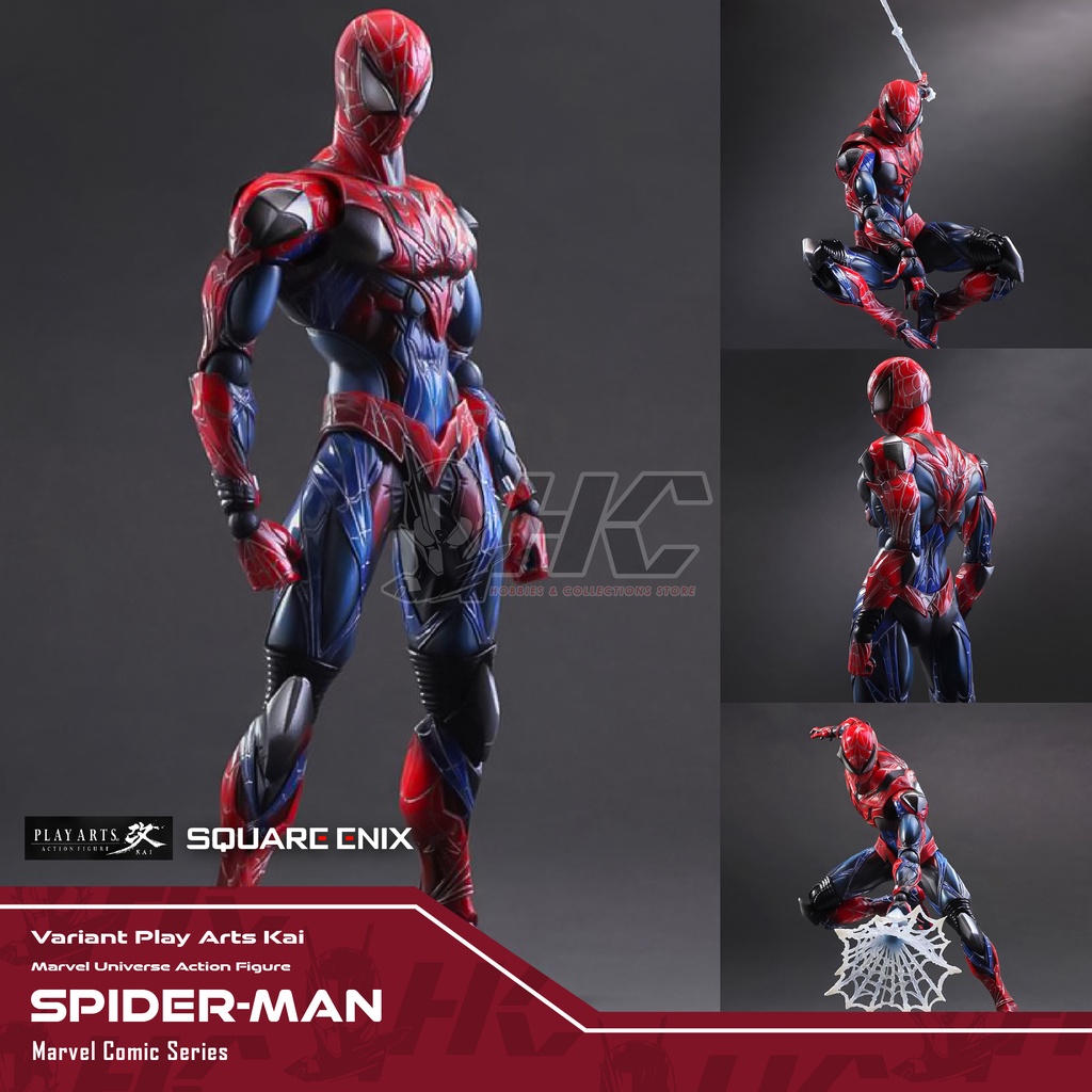 Variant Play Arts Kai Marvel Universe Action Figure Spiderman Shopee Malaysia