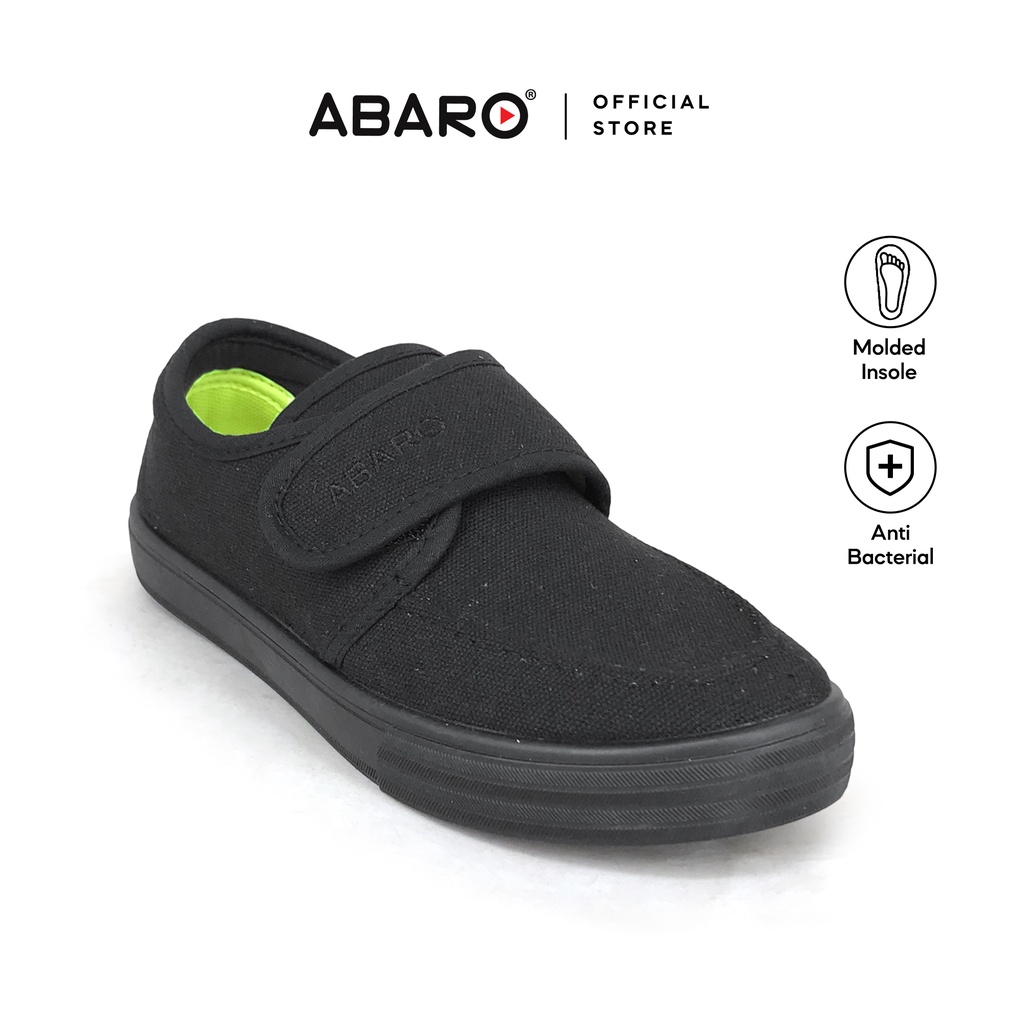 ABARO Super Comfy/Slip Resistant-2625 Anti-Bacterial Unisex Black ...