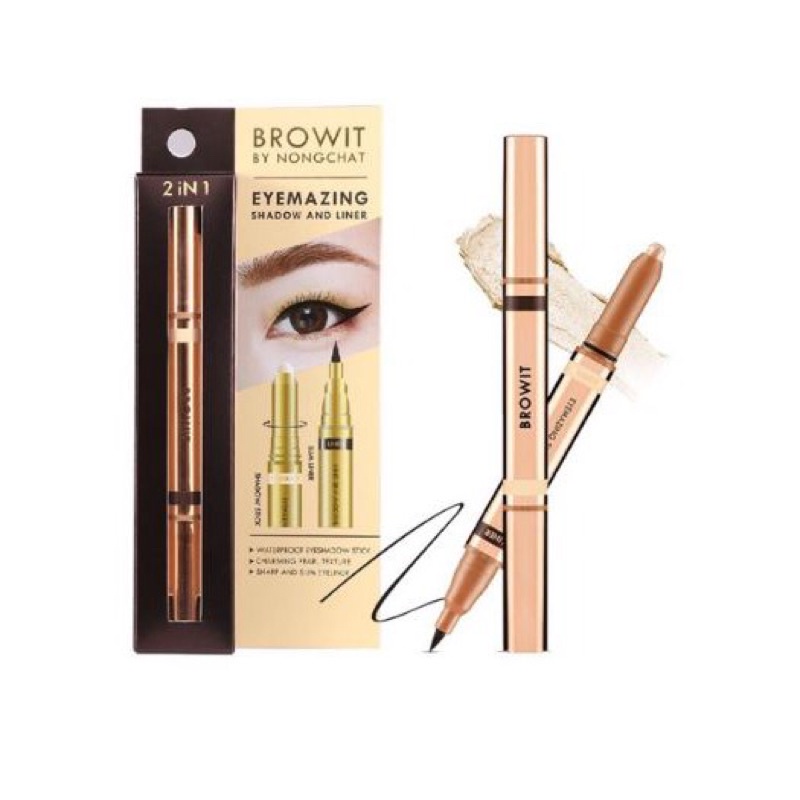 Browit By Nongchat Eyemazing Shadow and Liner 0.85 ml.+0.60g Eye and ...