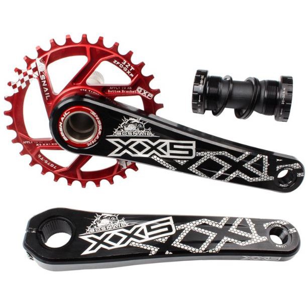 Snail GXP Crankset with 1 or 6mm offset strong and light MTB SRAM
