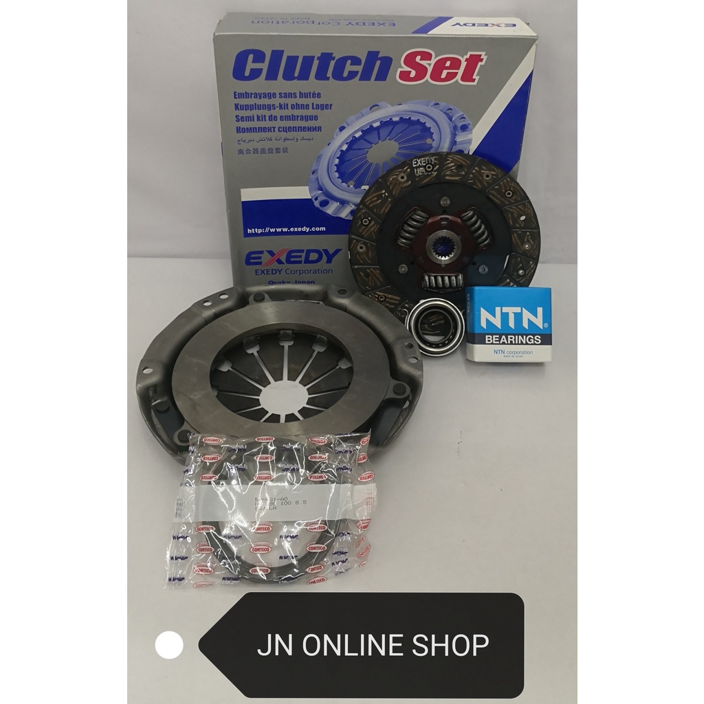 Exedy (Japan) Clutch Kit Set+Clutch Bearing+Flywheel Oil Seal (NOK) for Perodua Rusa 1.3