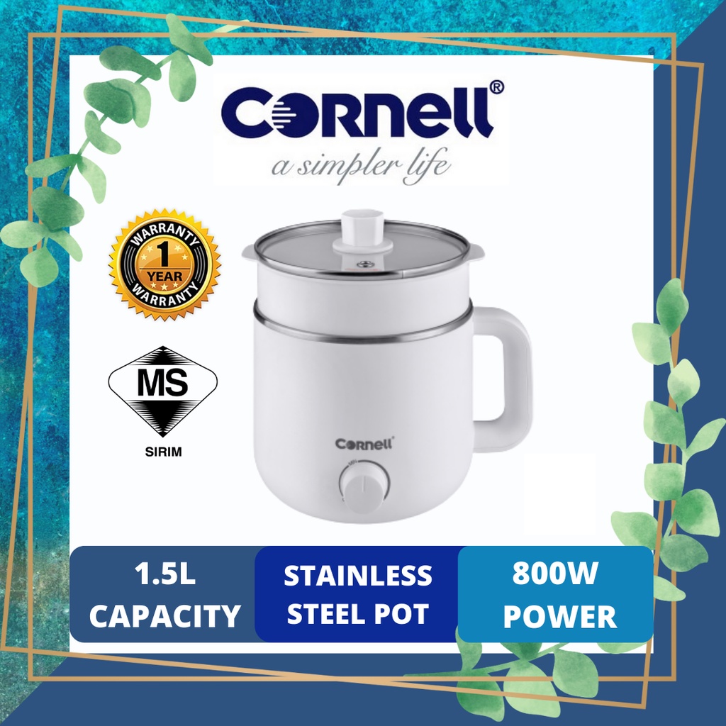 Cornell 1.5L Mini Multi Cooker CMCS1500X ( Egg Steamer Cooking