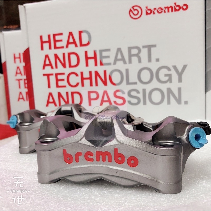 Brembo stylema Radiation Calipers HPK Integrated Gray Bottom Red Hole