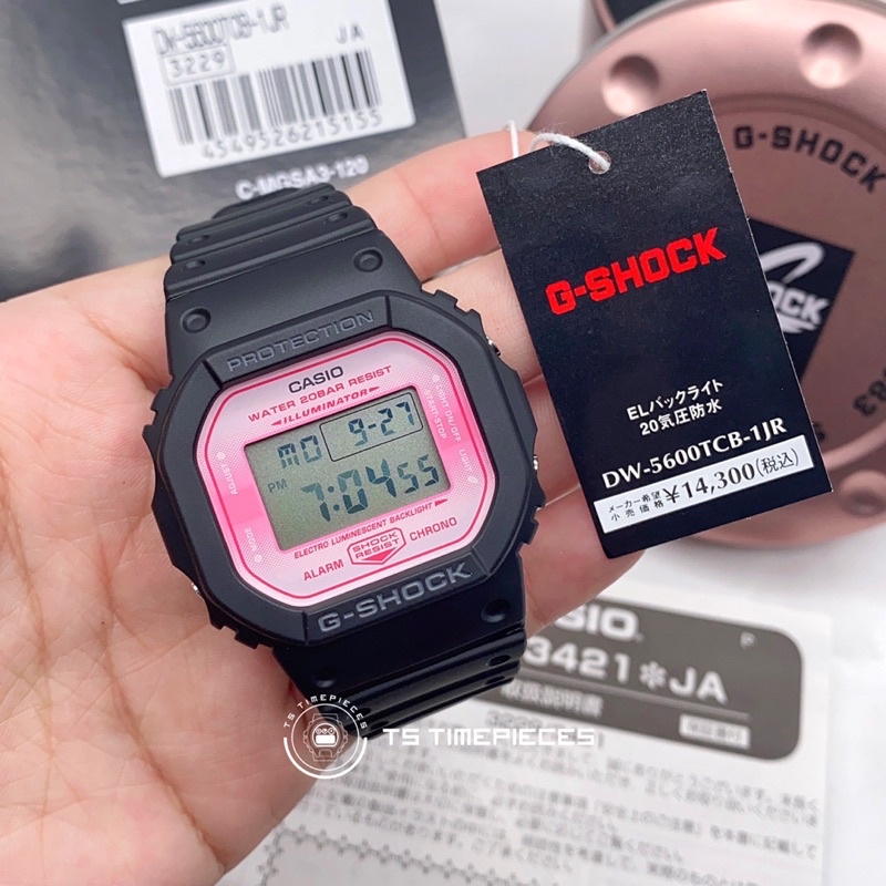 JAPAN SET G-SHOCK SAKURASTORM SERIES DW-5600TCB-1JR / DW-5600TCB-1