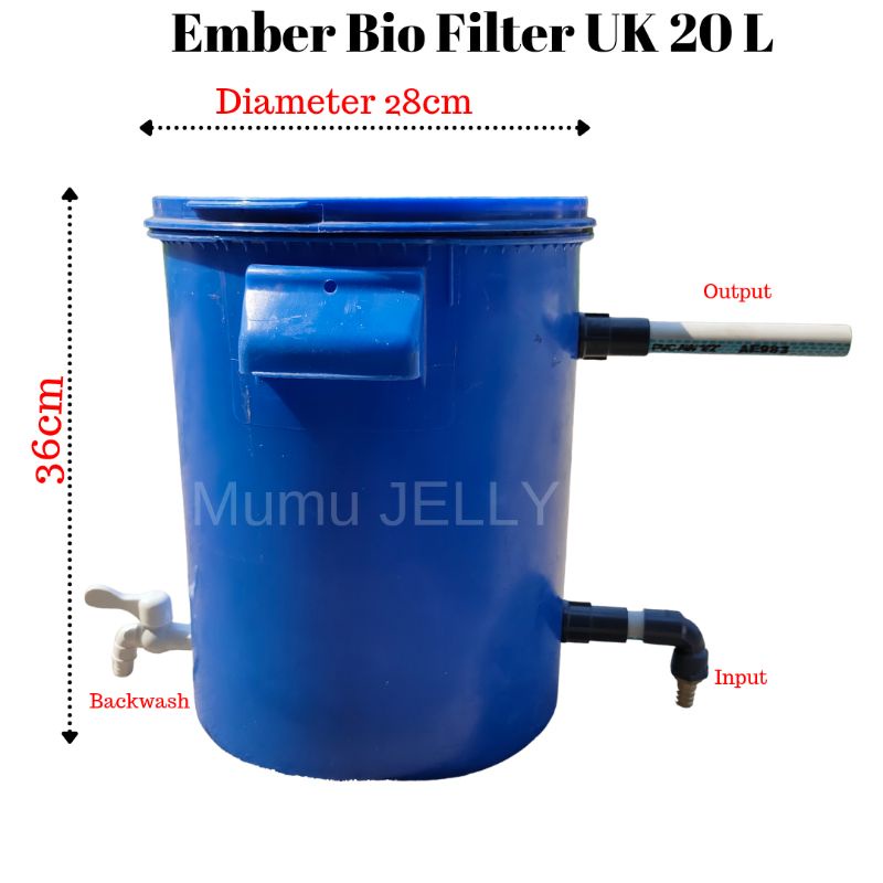 20 L FISH POND BIO FILTER BUCKET - Blue | Shopee Malaysia