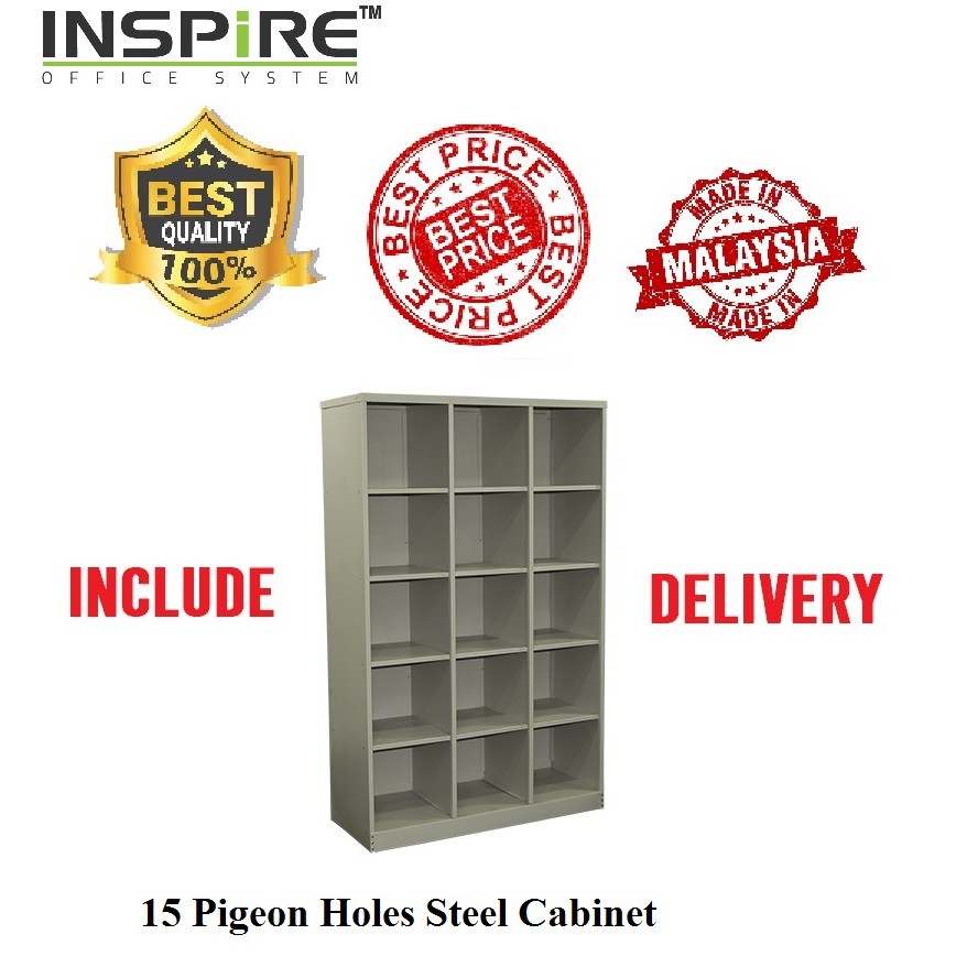 15 Pigeon Holes Steel Office Cabinet