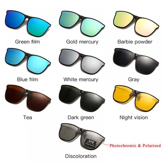A Pair Of Polarized Photochromic Sunglasses Night Vision Goggles For  Driving/fishing (gold Frame Blue Film Polarized Version)