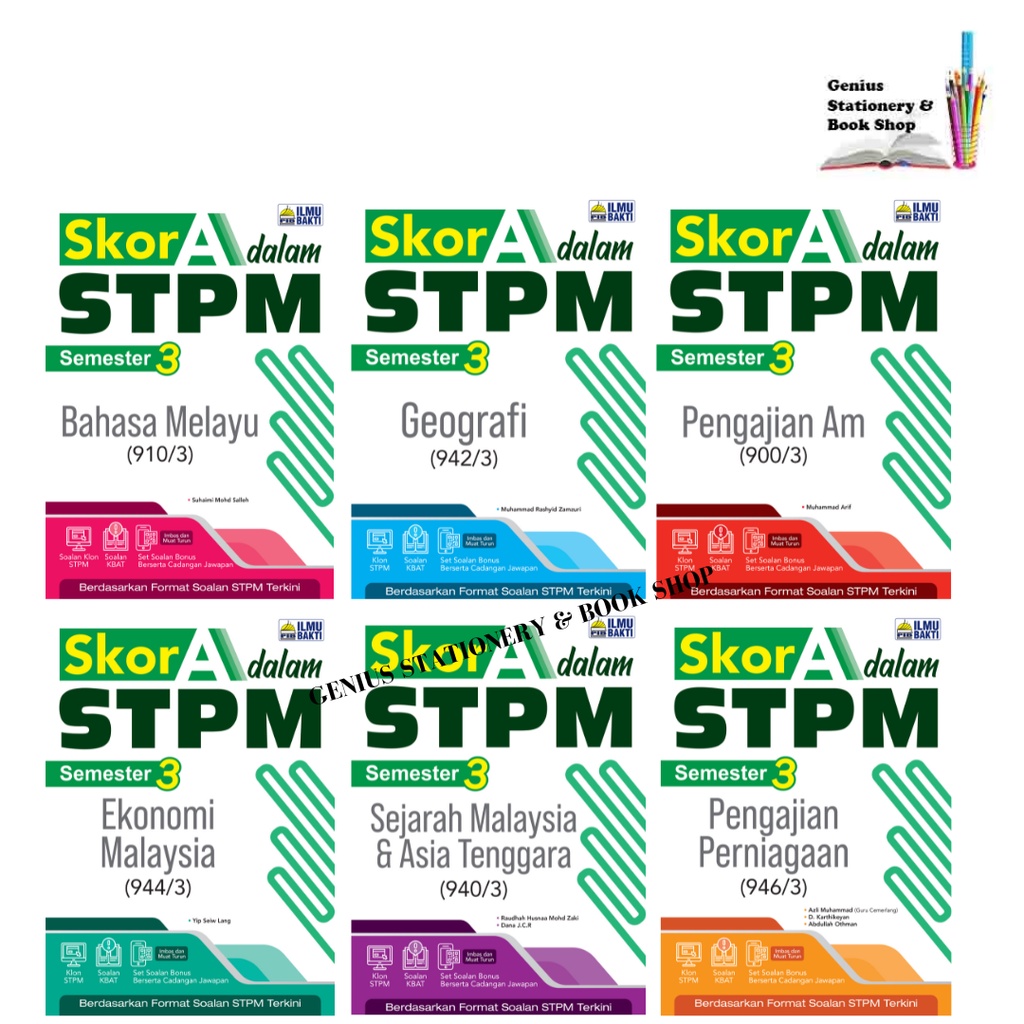 Buku Latihan Skor A Dalam Stpm Semester 3 2023 Shopee Malaysia