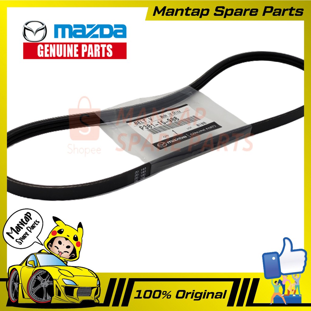 MAZDA GENUINE PARTS CAR FAN BELT MAZDA 2 SKYACTIV (P30115908) Shopee