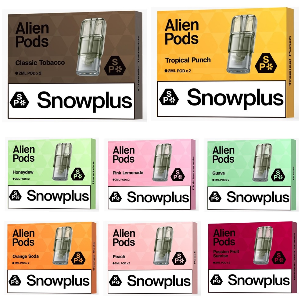 Snowplus Alien Pod ALL Flavor (PureNic Tecnology)