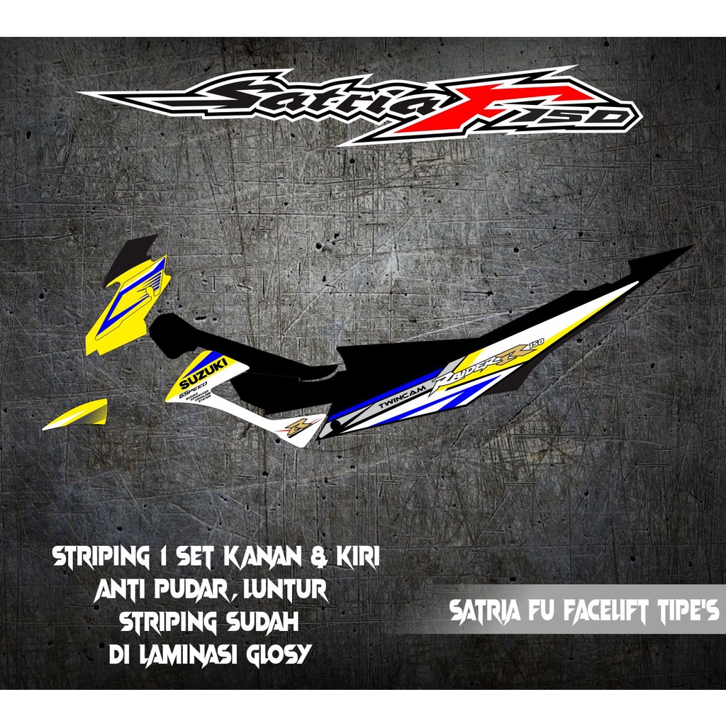 Stripping Variation SUZUKI SATRIA FU FACELIIFT Ice Type | Shopee Malaysia