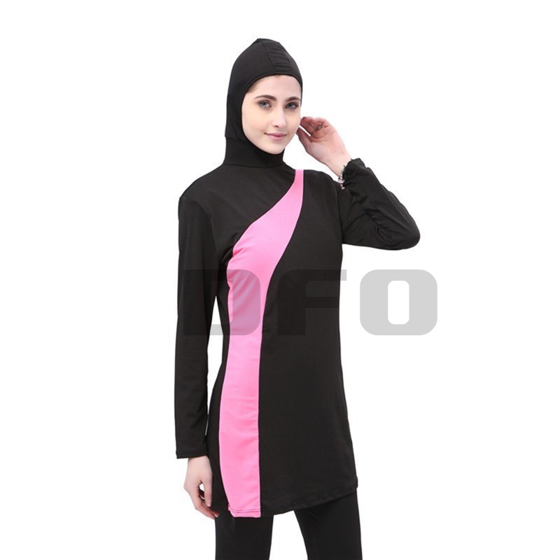 DFO Muslimah Swimsuit Hijab Women Female Swimming Suit Baju Renang Plus ...