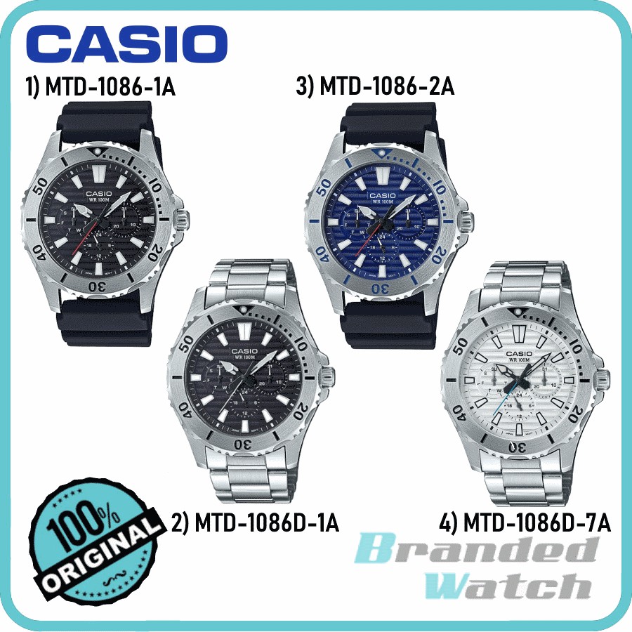 Casio mtd 1086 best sale