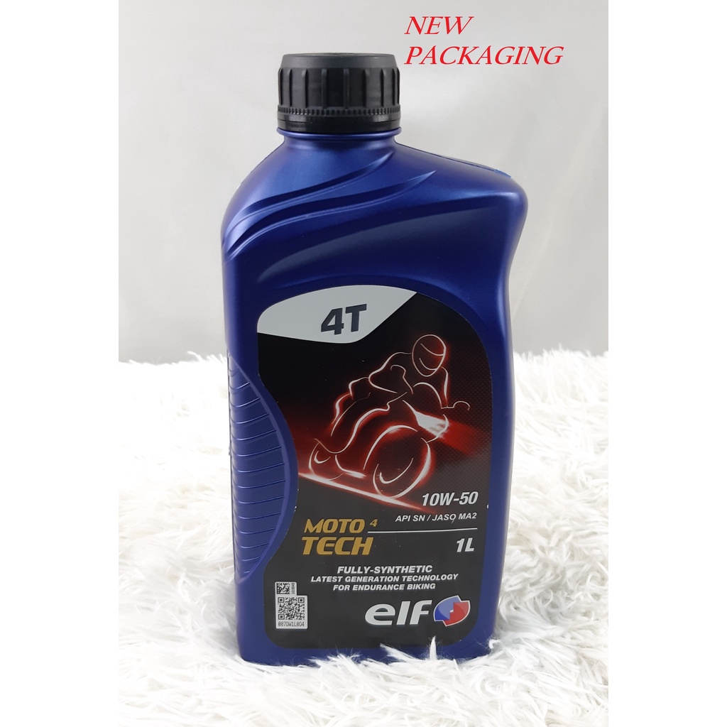 4T ELF MOTO 4 TECH 10W50 FULLY SYNTHETIC MINYAK HITAM ELF ENGINE OIL ...