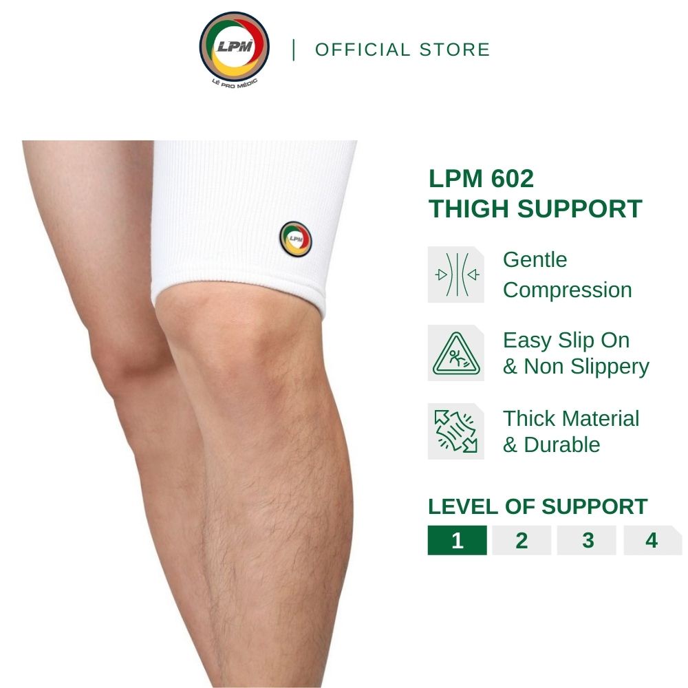LPM Thigh Support 602 Elastic Thigh Guard Thick Non Slippery Thigh