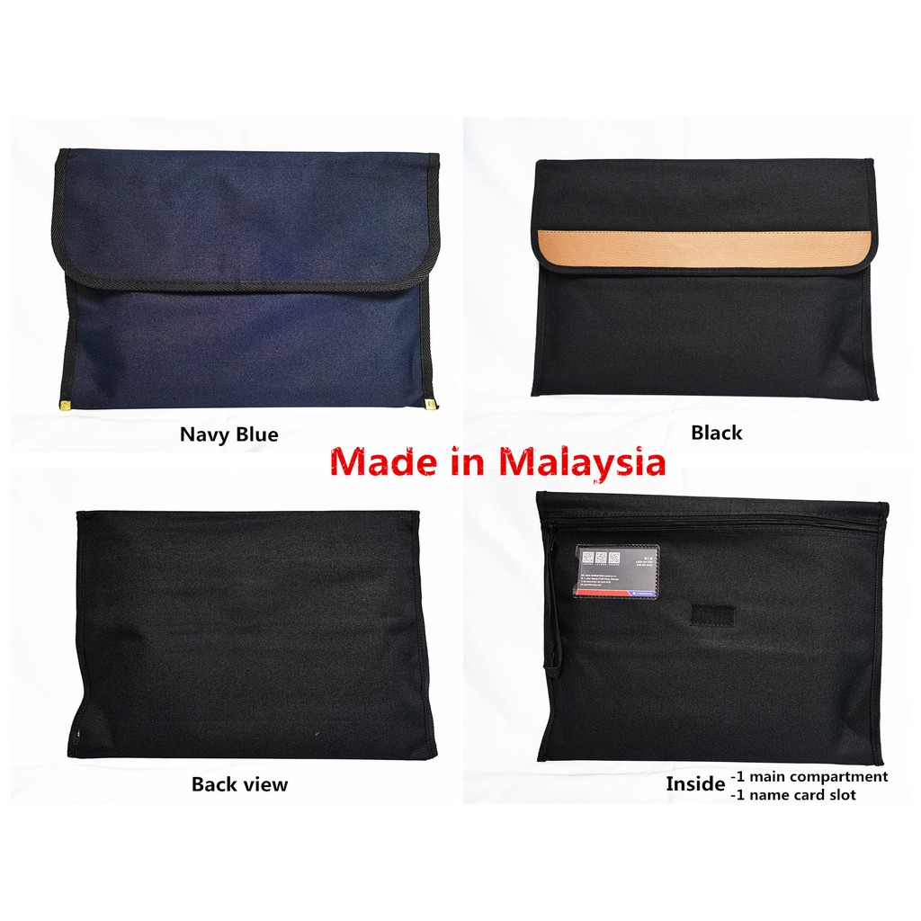 Canvas Business File Bag Folders Bag Multi-function Document ...