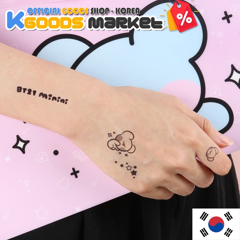 BTS BT21 Minini Tatto Sticker Monopoly Official Goods | Shopee Malaysia