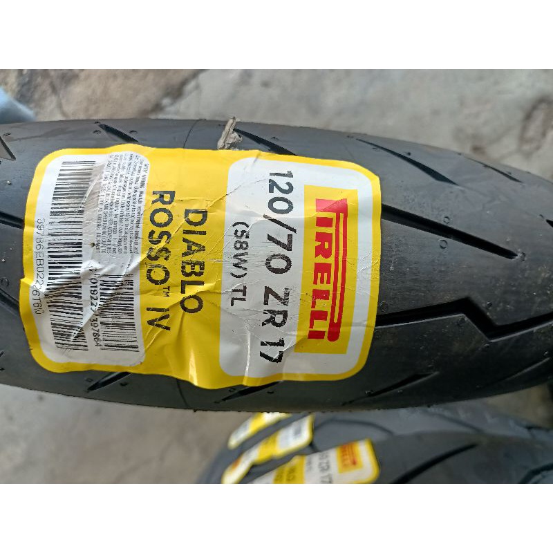 Pneu Moto Pirelli Diablo Rosso II 170/60 ZR17 72W - Pneu été, Adhérence Et Freinage Optimisés