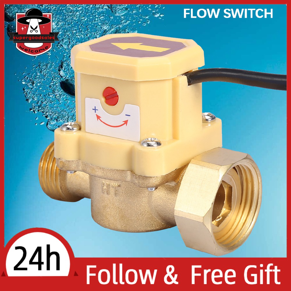 [Ready Stock] Superg G3/4-G1/2 Thread Water Pump Adjustable Flow Sensor ...