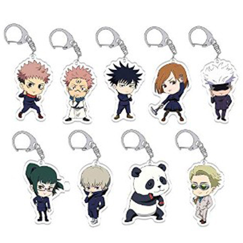 Jujutsu Kaisen Yuji Itadori Gojo Satoru Acrylic peripheral Key chain ...