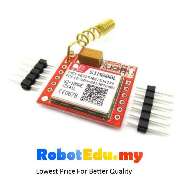 SIM800L GPRS GSM Tracking Module with Antenna & SIM Slot / Handphone SIM CARD Send for Arduino