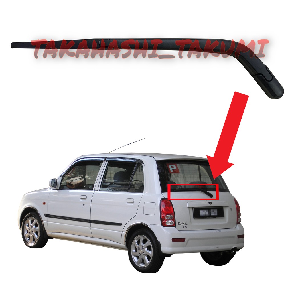 Perodua Kelisa New Old Model Baru Lama Rear Back Wiper Belakang Wiper
