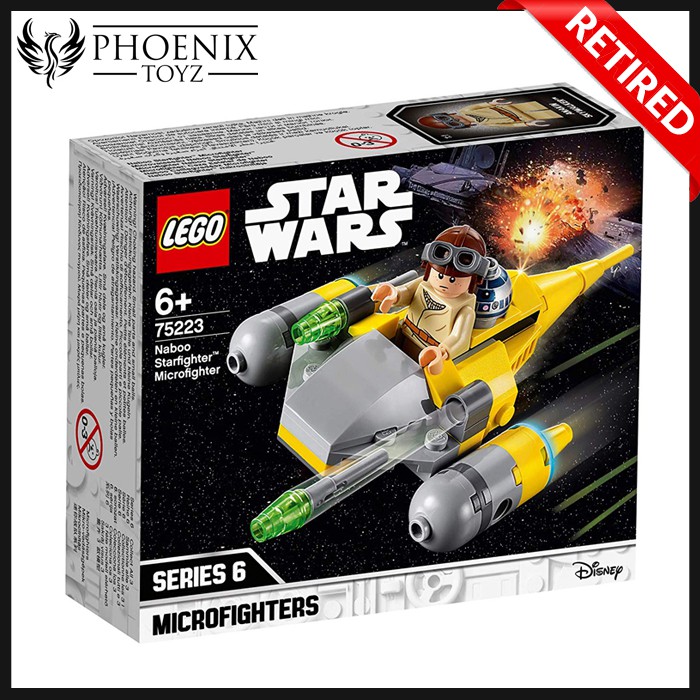 LEGO 75223 Star Wars Microfighters Series 6 Naboo Starfighter with Young Anakin Skywalker R2 NEW SEALED Shopee Malaysia