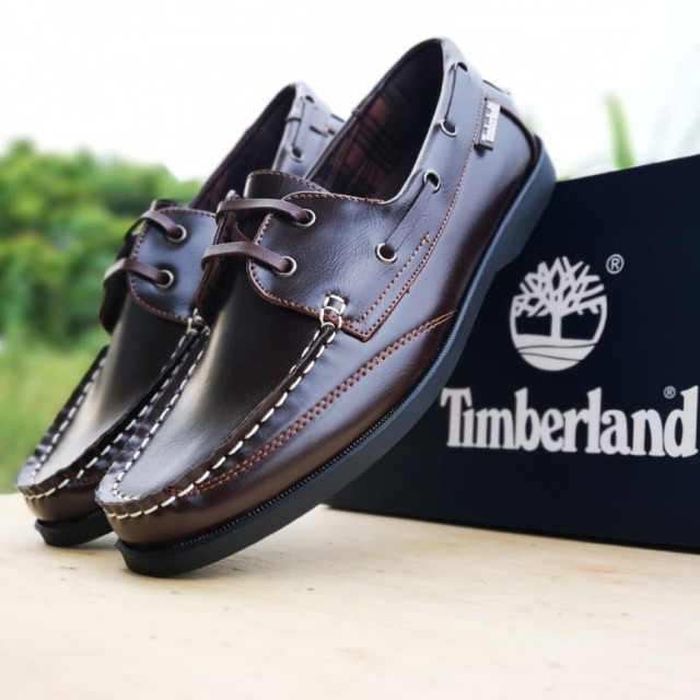 [READY STOCKS] TIMBERLAND LOAFER COFFEE SLIP ON SHOES NEW EDITION CASUAL