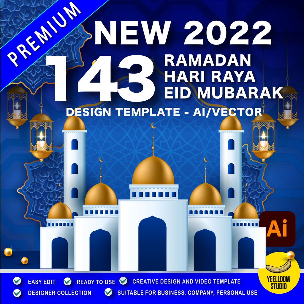 Ramadan & Hari Raya Online Sale Design Template